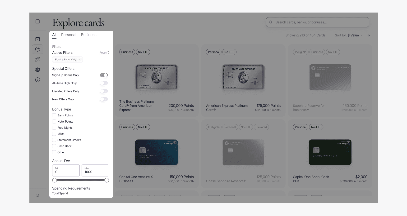 Persistent side filters